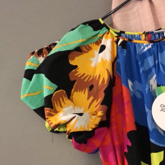 Black Floral Dress - Picture 2 of 4